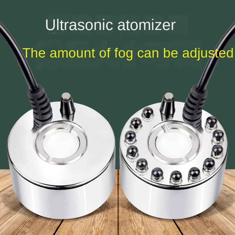 

DC24V Humidifier Adjustable Fog Volume Ultrasonic Atomizer Rockery Bonsai Landscape Spray Mist Maker Including 220V Transformer