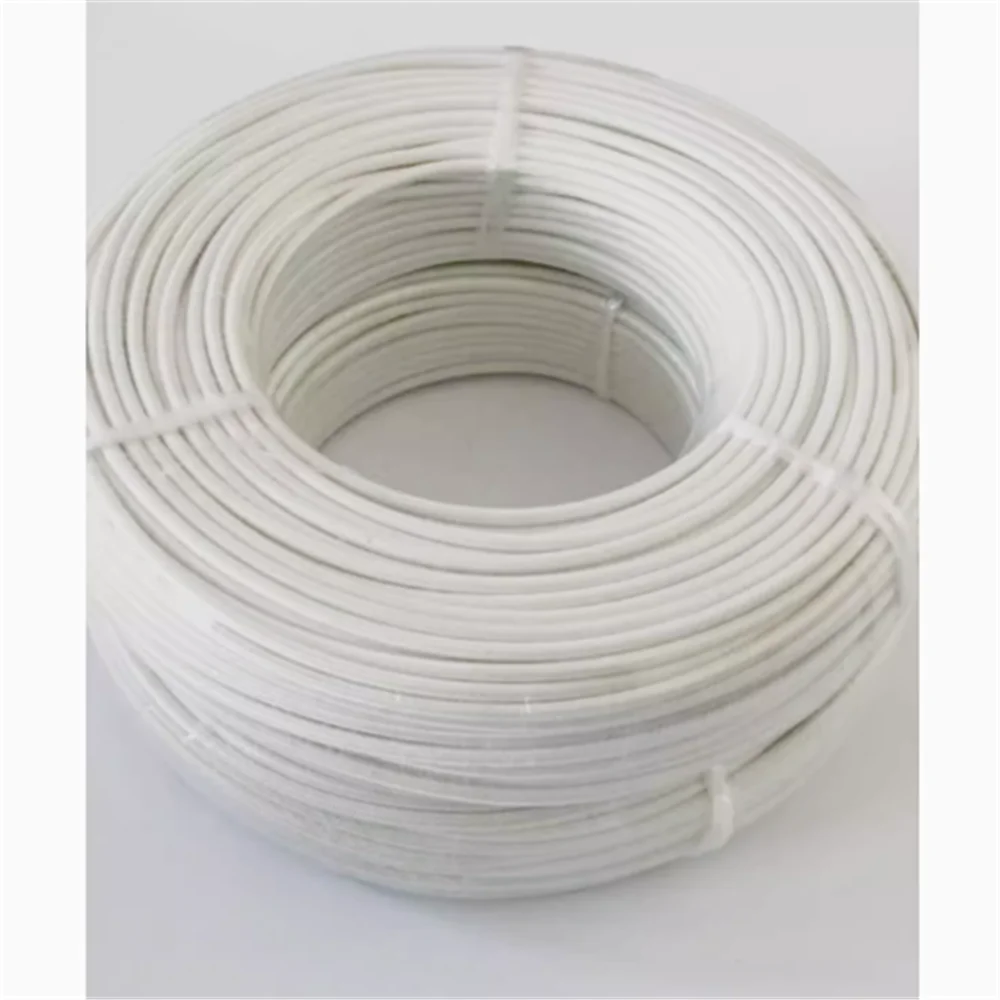 5metter Mica high temperature wire 500 degree 2.5/4/6/10 square silicone braided fireproof electromagnetic heating wire