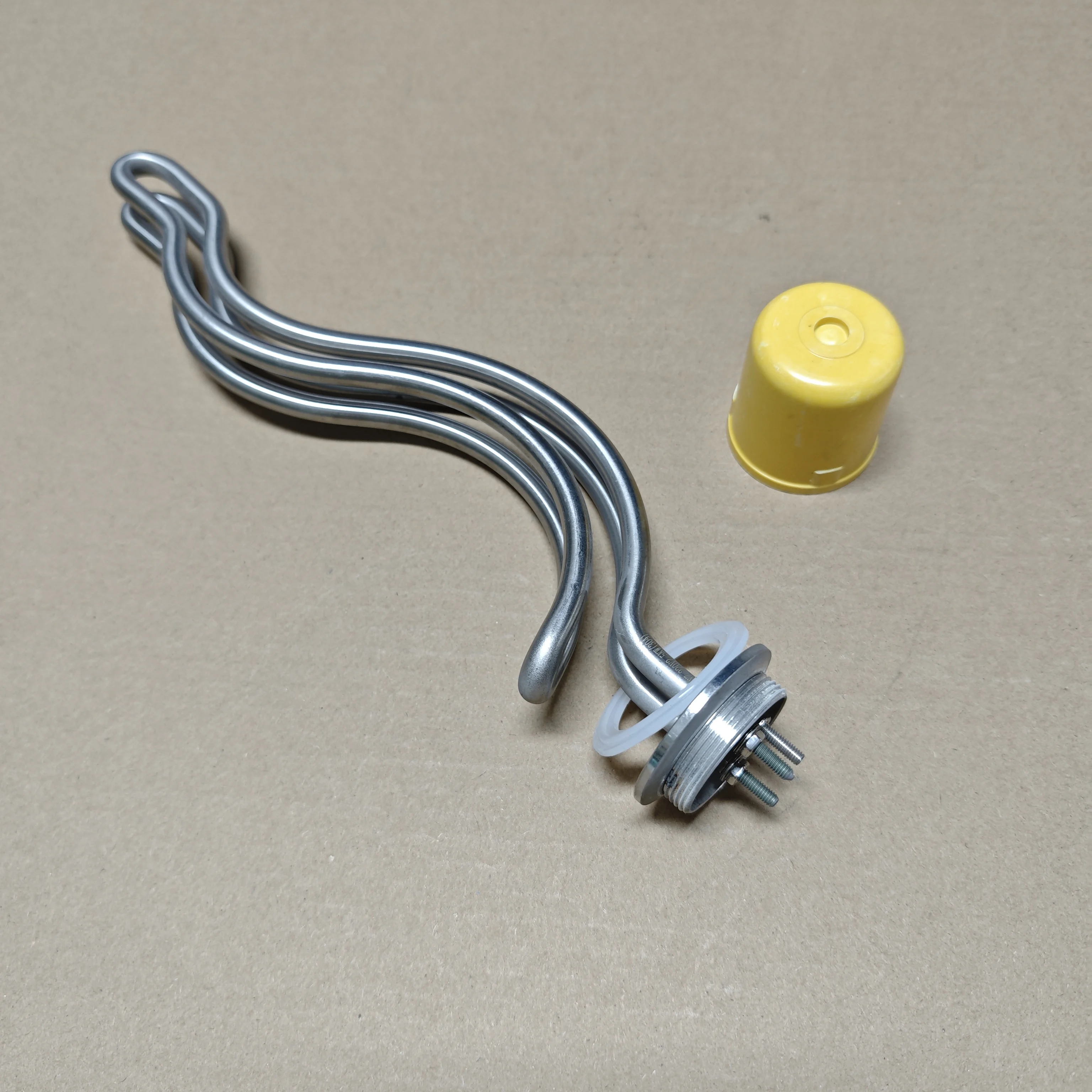 

220V 4500W Ripple Immersion Water Heating Element for Brewing 1.5 Tri Clover OD50.5 SS304 Electric Tubular Heater