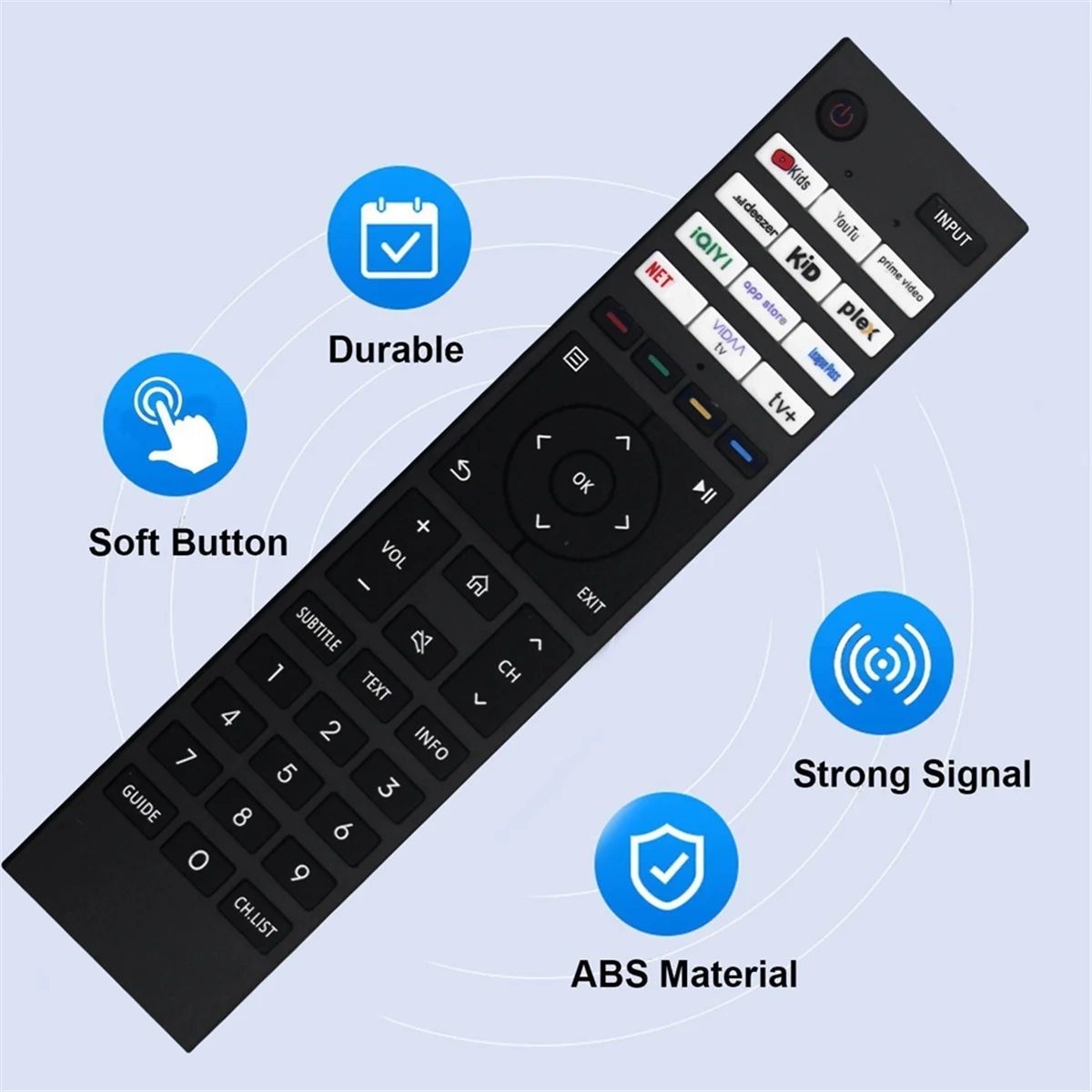 A57G-Replace CT-95049 Remote Control for TOSHIBA Smart TV CT-95049 Remote Control