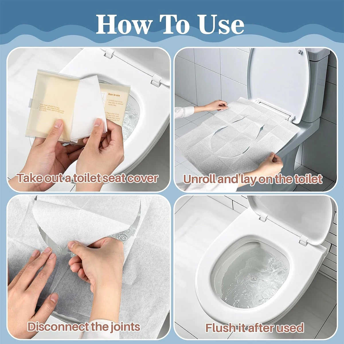 Lot de 50/20 serviettes hygién - Outdoor Hunting Toilet avis et prix