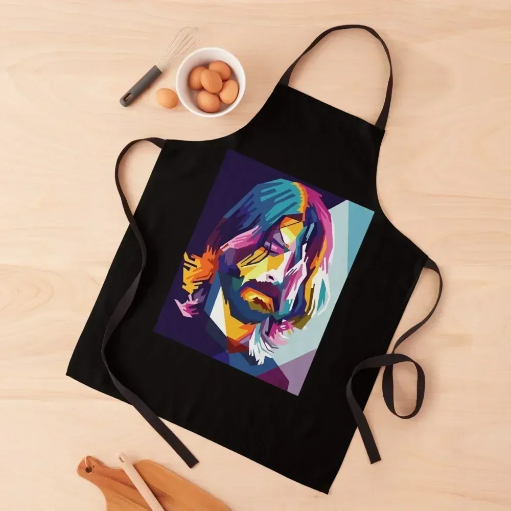 

DAVE GROHL Apron kindergarten teacher Camping Kitchen For Men Teacher Apron