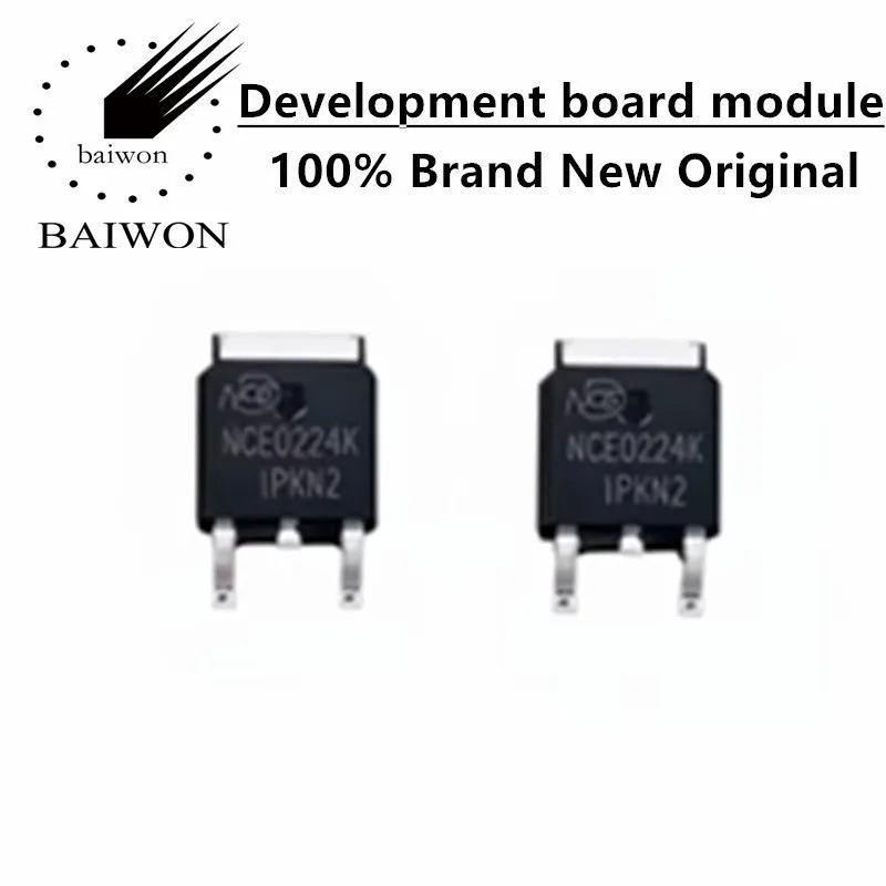 10PCS Original NCE0224K TO-252 N-channel 200V 24A Enhanced Power MOSFET Tube