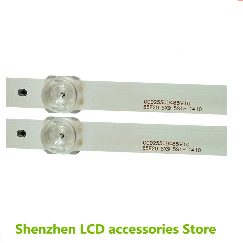 9ピース/ロット康佳55インチ使用kktv K55 LED55UA8100 CC02550D485V10 55E20液晶バー100% 新