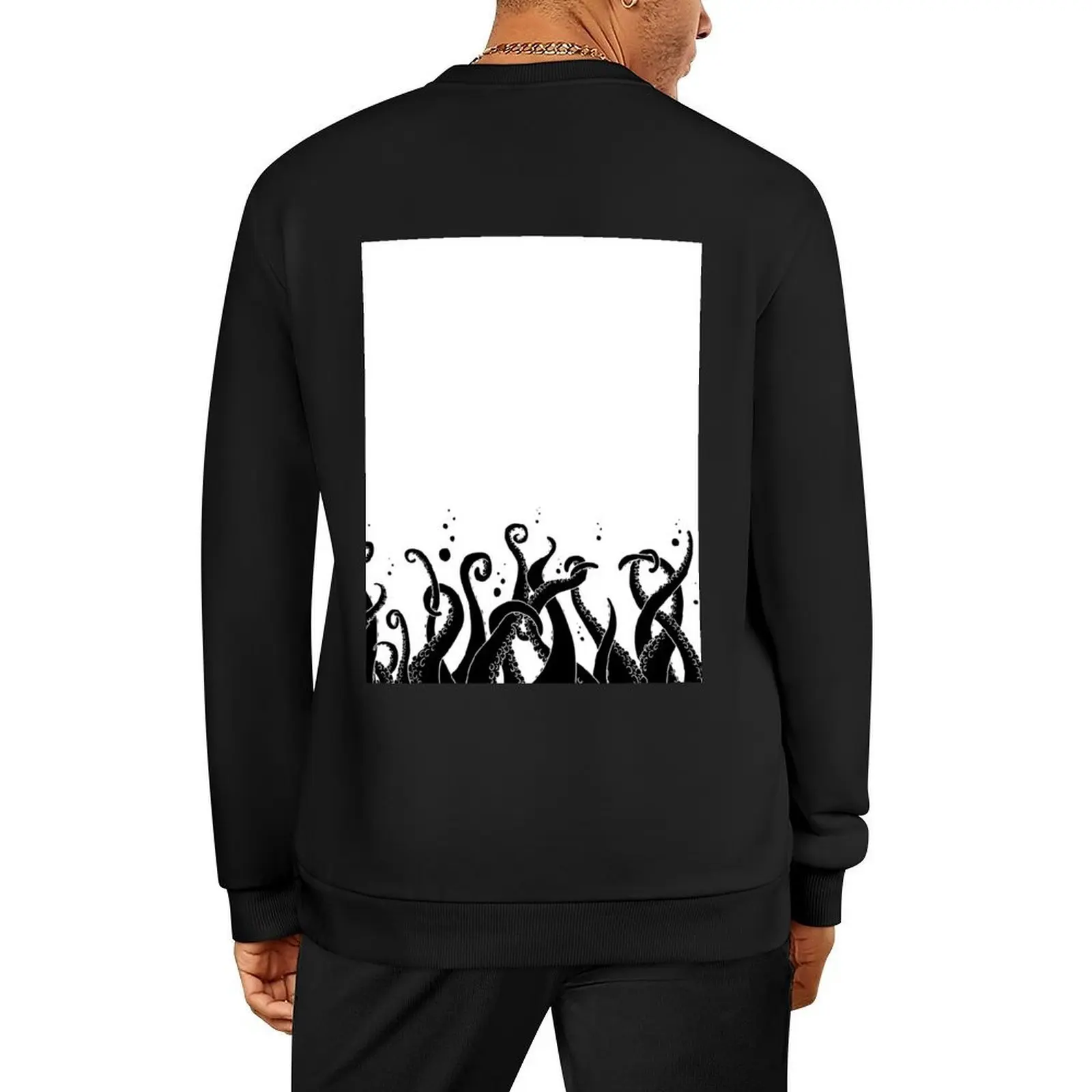 

Deep Tentacle Action (Black) Pullover tracksuits anime clothes anime clothing men's clothes new sweatshirts
