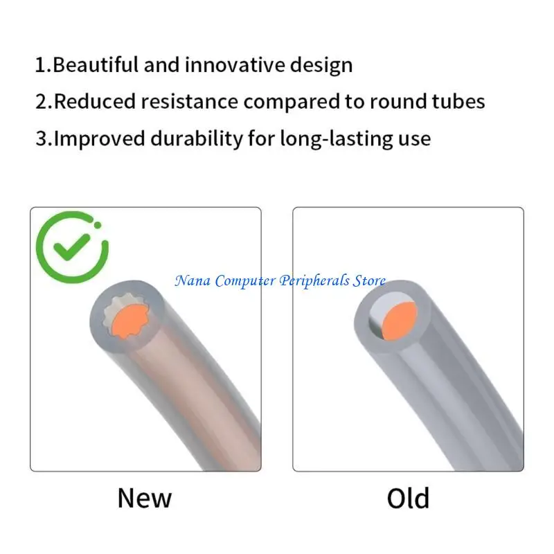 

F68C Flexible PTFE Tube 4mm Outer Diameter Flexible Filament Guide Filament 3D Printer Part Extruder Low Friction Accessories