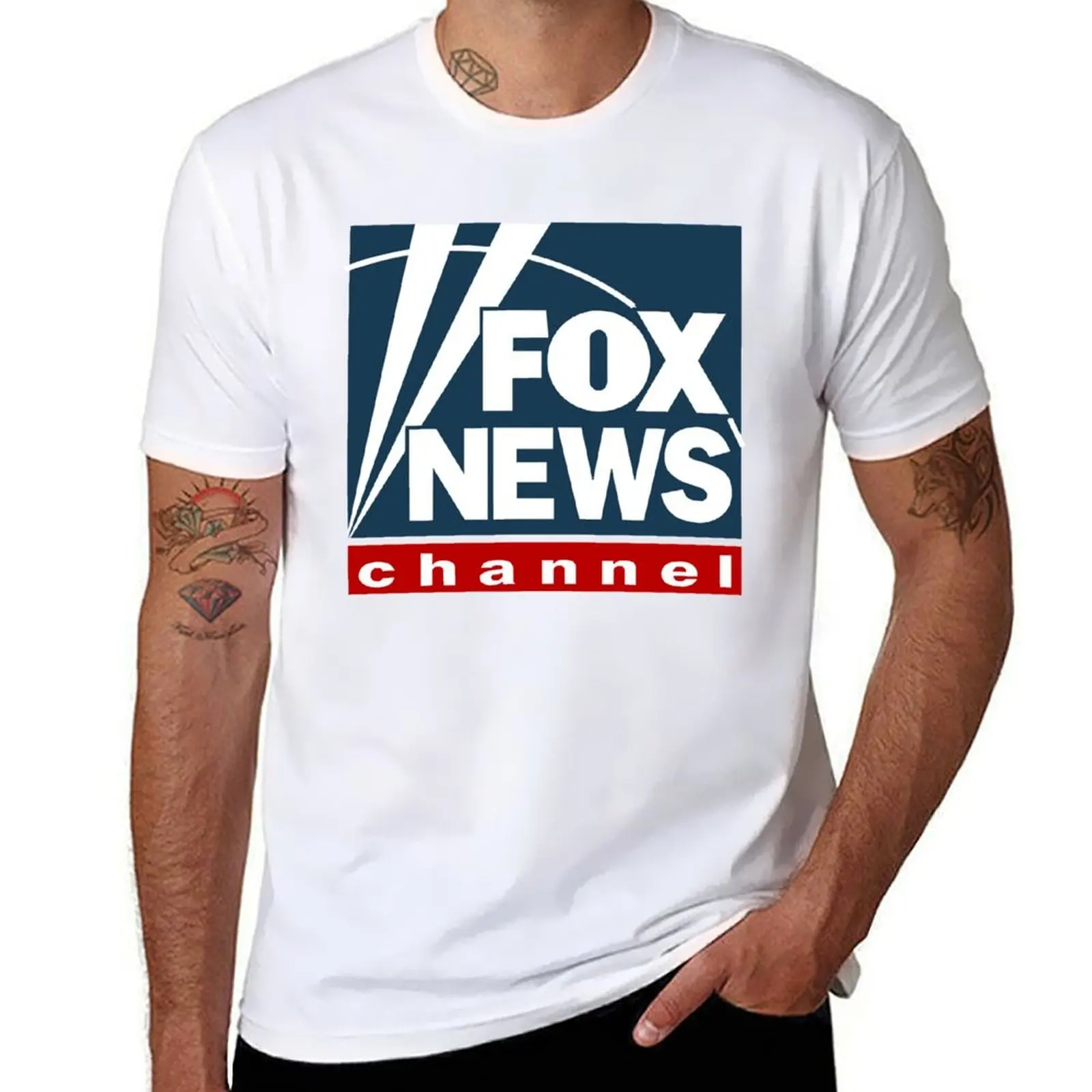

F o x news logo T-Shirt man t shirt designer man t shirt summer T-Shirt