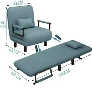 

Foldable sofa bed dual-purpose lunch break small apartment lazy living room home double multi-function
