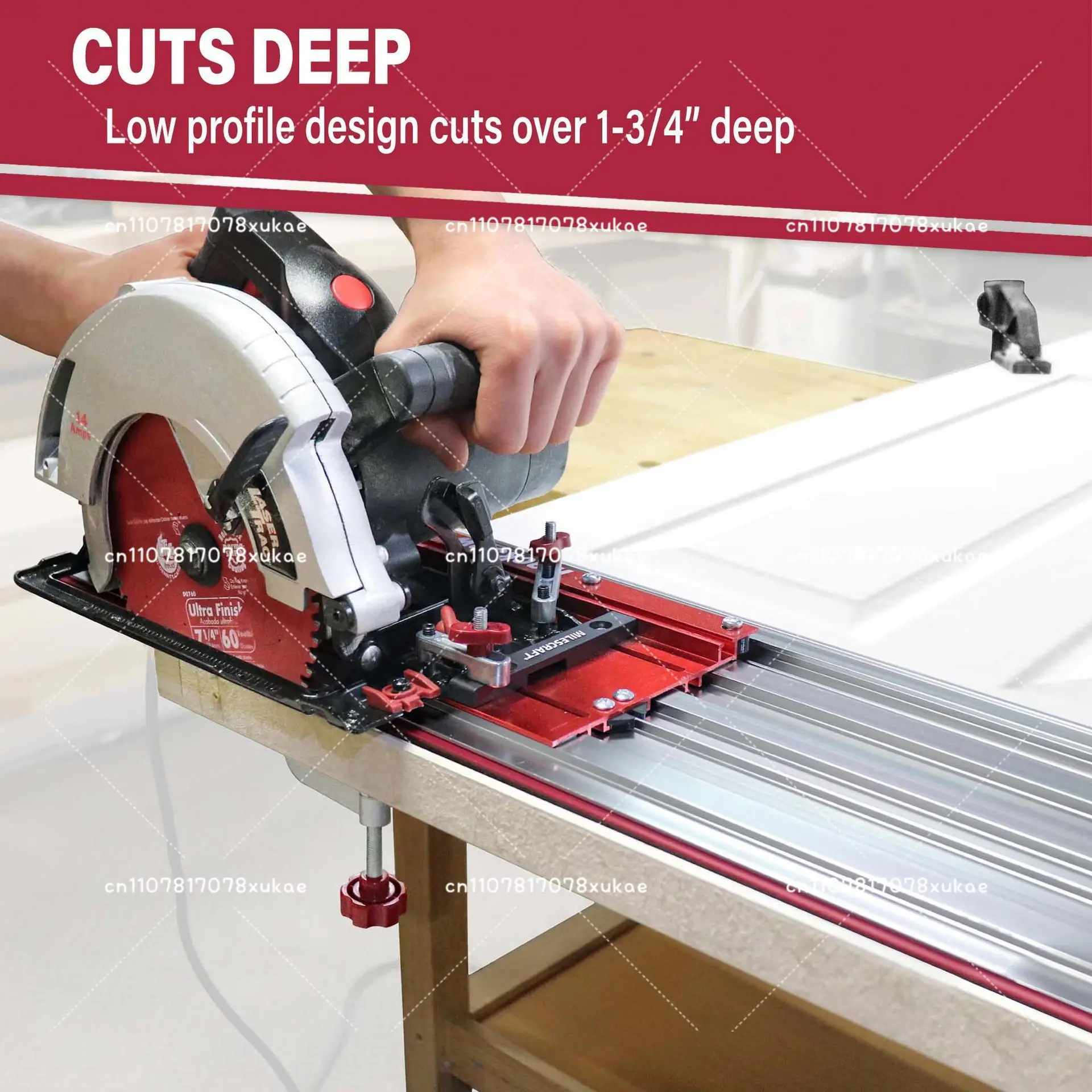 

Universal type of circular saw, cutting range
