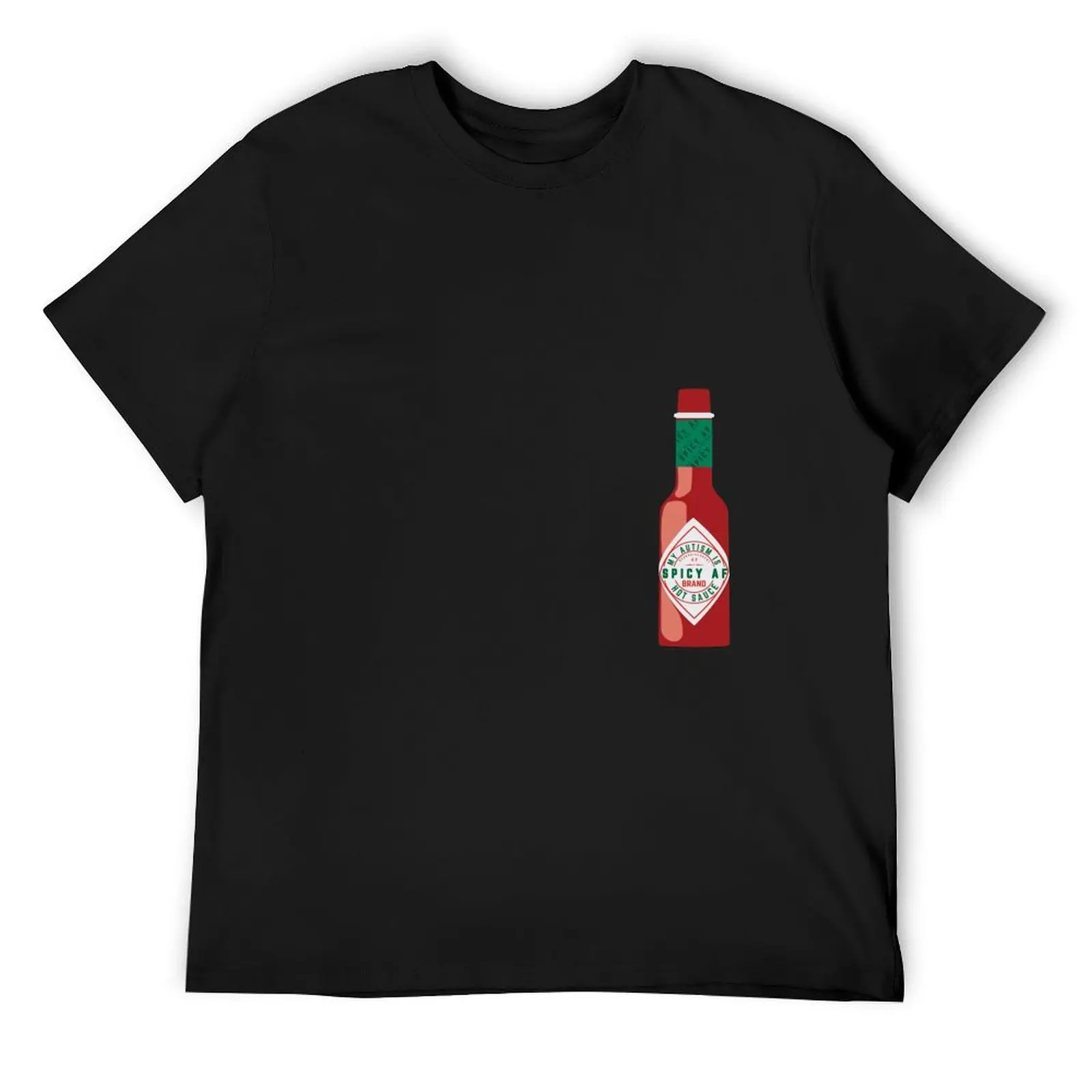 

My Autism is Spicy AF T-Shirt Luxury man vintage anime shirt Funny t-shirts plain white t shirts men