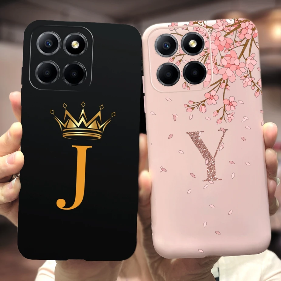 For Honor X6 Case Cute Crown Letters Cover Soft Silicone Phone Case For Honor X8 5G VNE-N41 HonorX6 Back Cover 6.5'' Fundas Capa