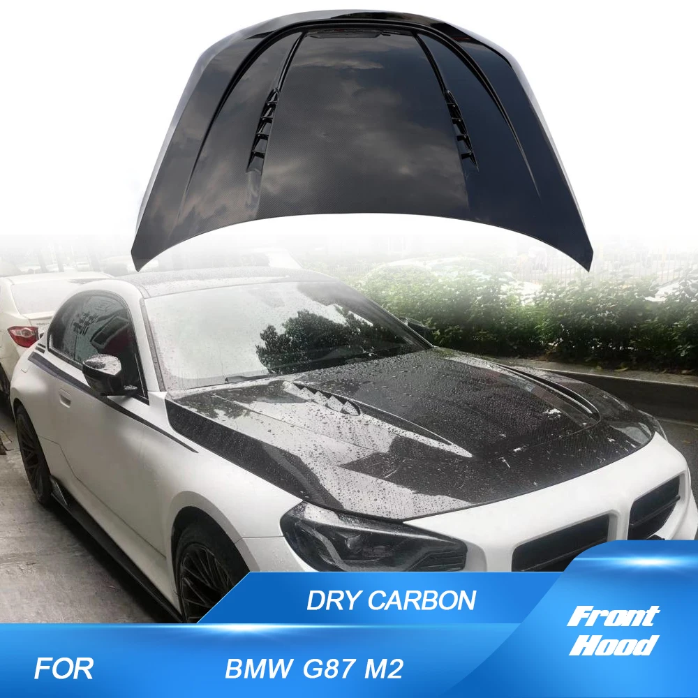 

Prepreg Dry Carbon Car Front Bonnet Hood for BMW 2 Series G87 M2/ 2 Series 230i M240i G42 2022 2023 Car Front Engine Body Kits