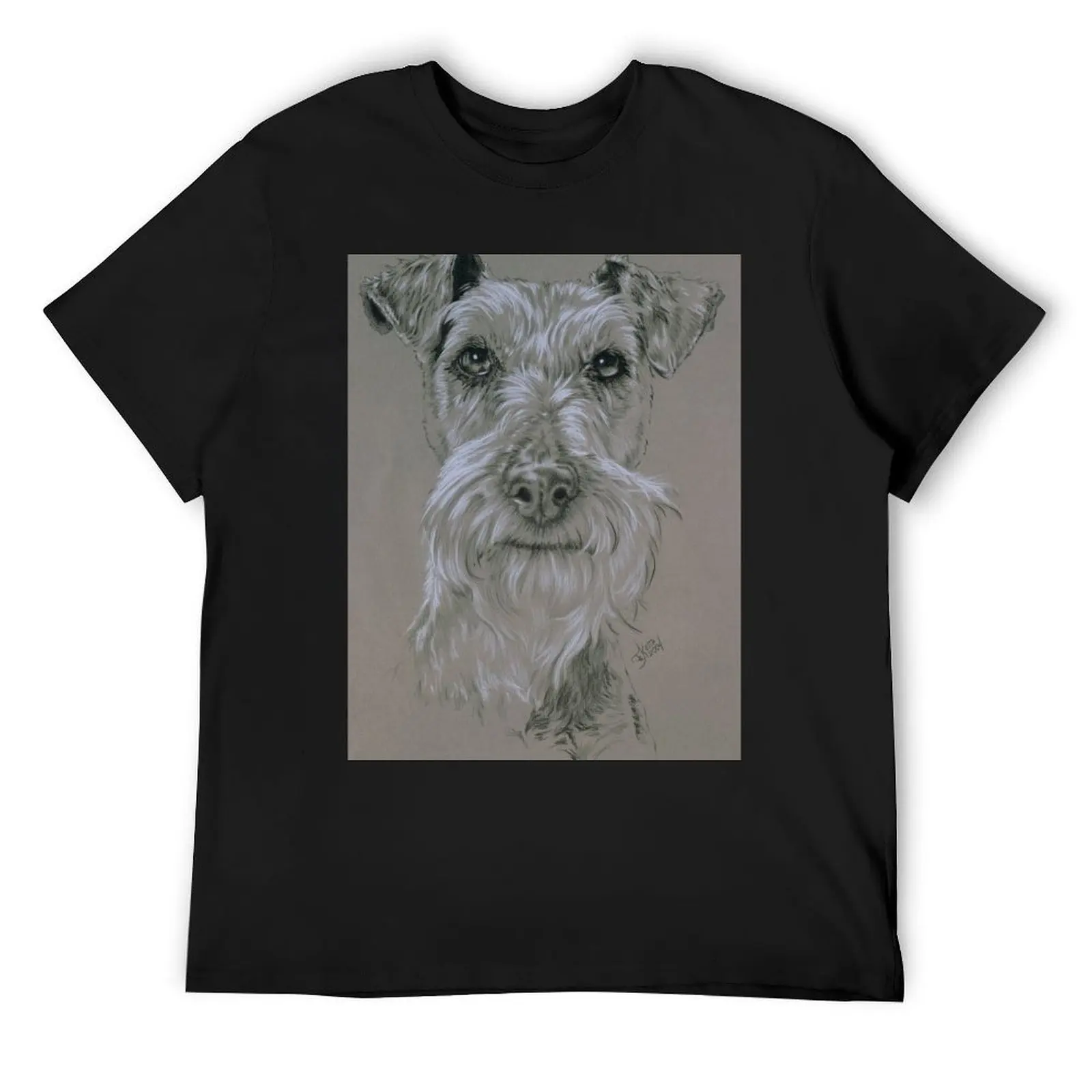 Irish Terrier in Graphite T-Shirt anime tshirt vintage custom shirt mens designer t shirt