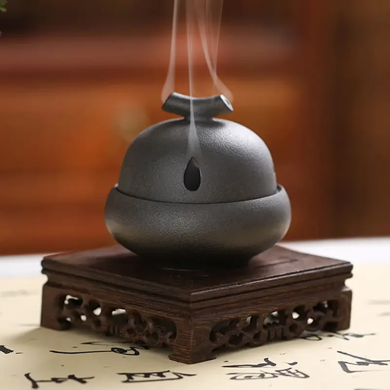 

Vintage Incense Burner Ceramic Antique Incense Burner Domestic Incense Sandalwood Stove Tea Ceremony Buddha Worship Burner