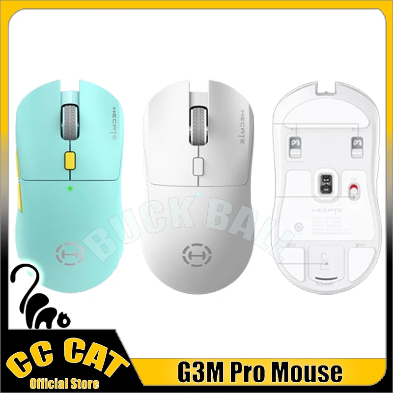 

G3M Pro Mouses Wireless Gamer Mouse Transparent 3Mode Bluetooth Mouse Paw3395 26000dpi Office Low Delay Transparent Gaming Mouse