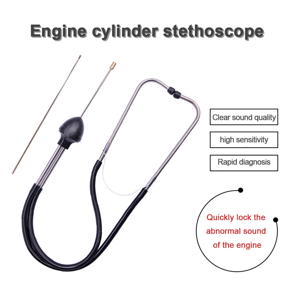 

Auto Mechanics Stethoscope Car Engine Block Diagnostic Automotive Hearing Tool 10HZ-10KHZ Auto Mechanics Stethoscope Car Repair