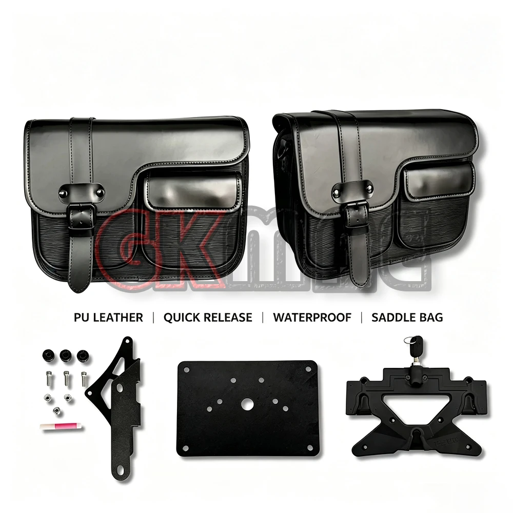For Xiangshuai Cangyun 300 500 Motorcycle Modified Side Box Side Saddle Bag Quick Release Waterproof Travel Storage Bag