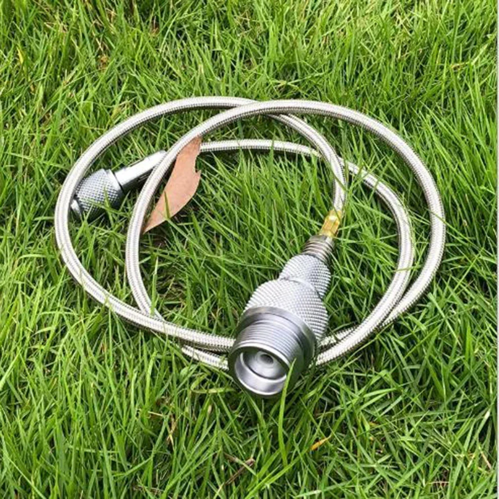 New Adapter Outdoor Picnic Stove Valve Canister Welding Torch 1L Propane Gas Tank Camping Convertor Gas Gas Cylinder Hiking