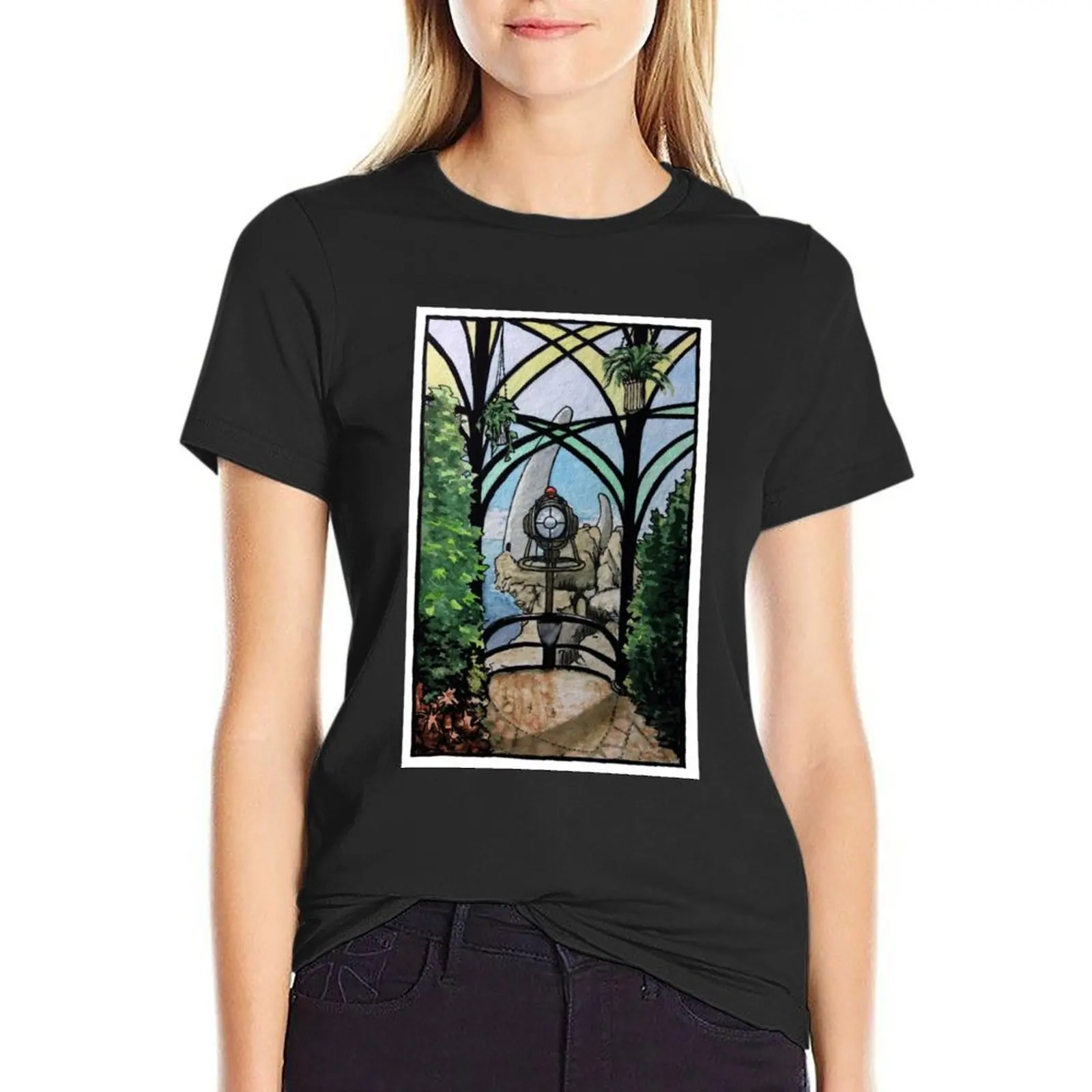 myst exile Classic . T-Shirt summer clothes summer top sublime t shirts for Women