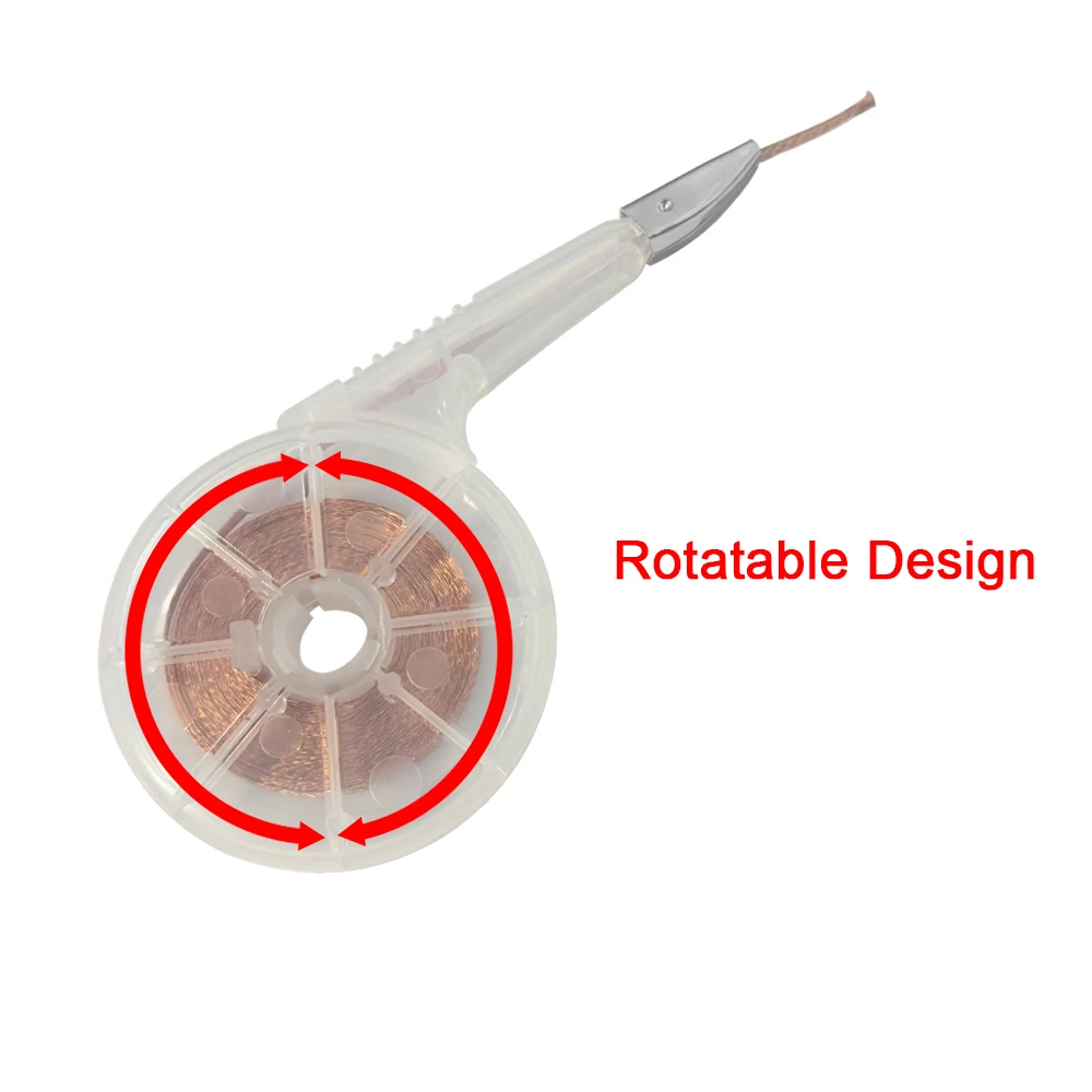 강력한 디 솔더링 브레이드 1.5/2.0/2.5/3.0/3.5/4mm 너비 3M 길이 흡입 주석 솔더 리무버 심지 와이어 BGA 납땜 수리 도구