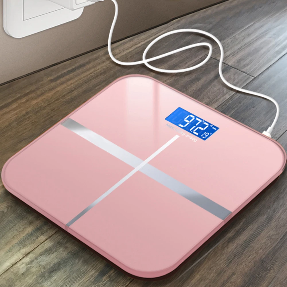 Weight Loss Weighing Device HD Display Electronic Weight Scale USB Charging BatteryPrecision Tool for Home Supplies Adult Health