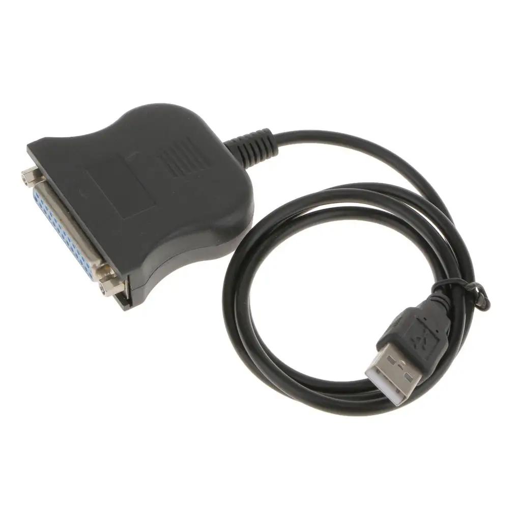 Fashion Cable USB2.0 to 25 Pin Parallel Printer Cord Bi-directional for HP Deskjet 450ci 810c Models
