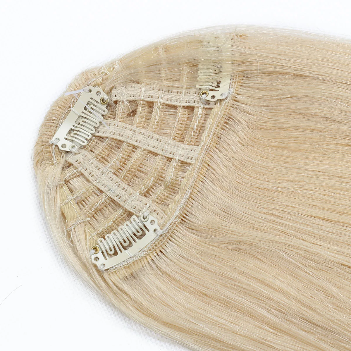 Natural Human Hair Fringe Bangs 3 Clip Bangs 20G 100% Human Hair Bangs Clip in Human Hair Extension