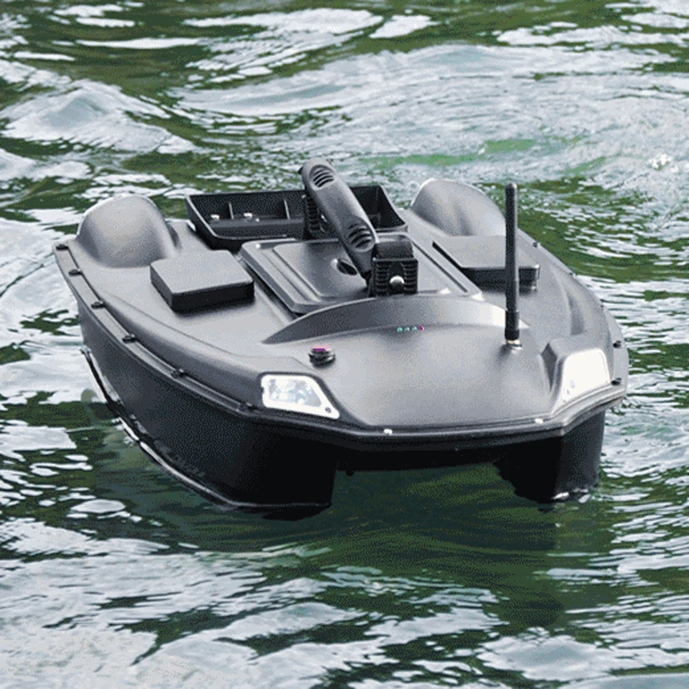 Bateau Amorceur télécommandé GPS avec 3 conteneurs d'appâts bateau d