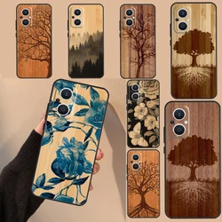 Tree Flower Bamboo Wood Case For OPPO Reno 6 7 8 Lite 2Z 3 4 5 Z 8T Find X5 Pro X3 Lite X2 Neo Find X6 Pro Cover