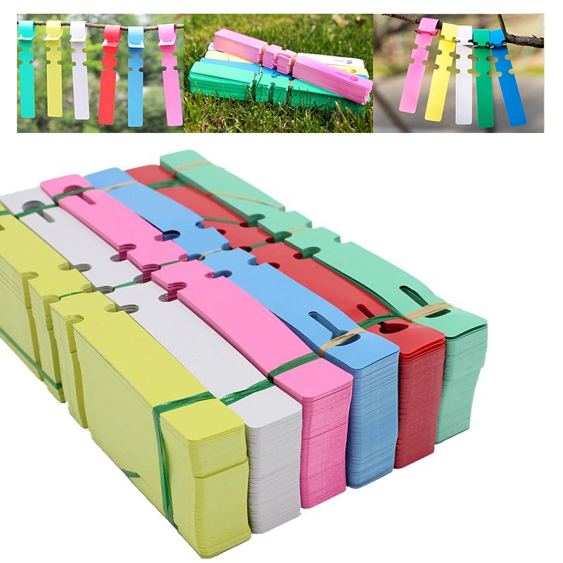 50 قطعة علامات النباتات المقاومة للماء البلاستيك النباتات معلقة العلامات البستنة مصنع ماركر أدوات التسمية حديقة الأواني والمزارعون العرض #2