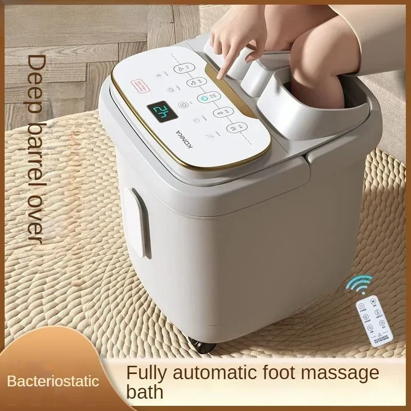 New household foot soaking bucket. Electric. Automatic massage. Heating and constant temperature. High and deep, over calf.