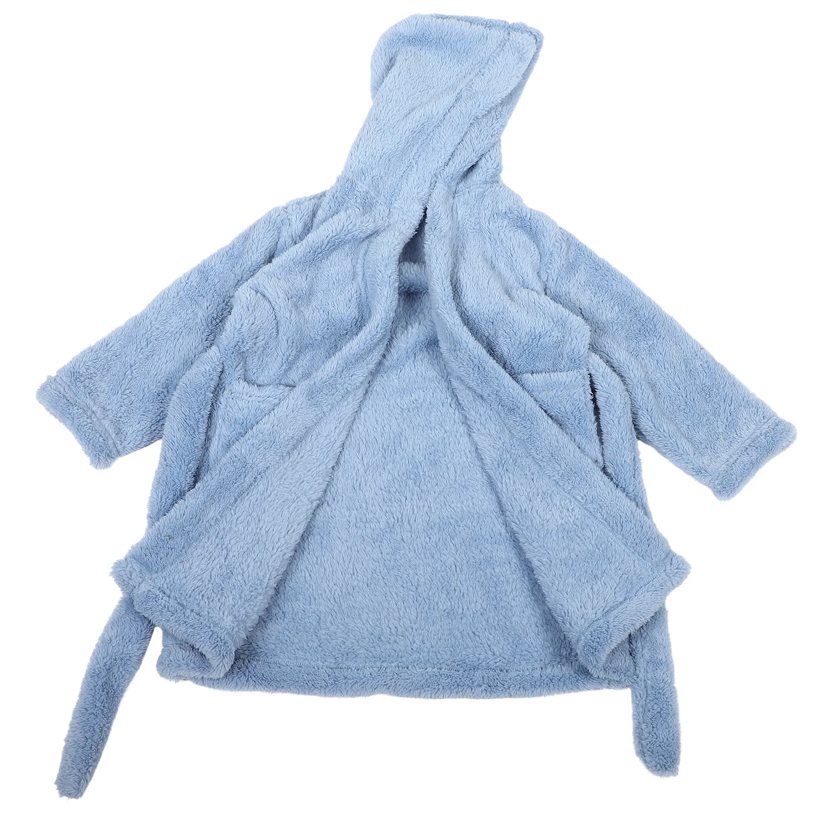 Children's Velvet Pajamas Girls Robe Baby Bath Towels Kids Robes for Cute Beach Hooded Babies Washcloths