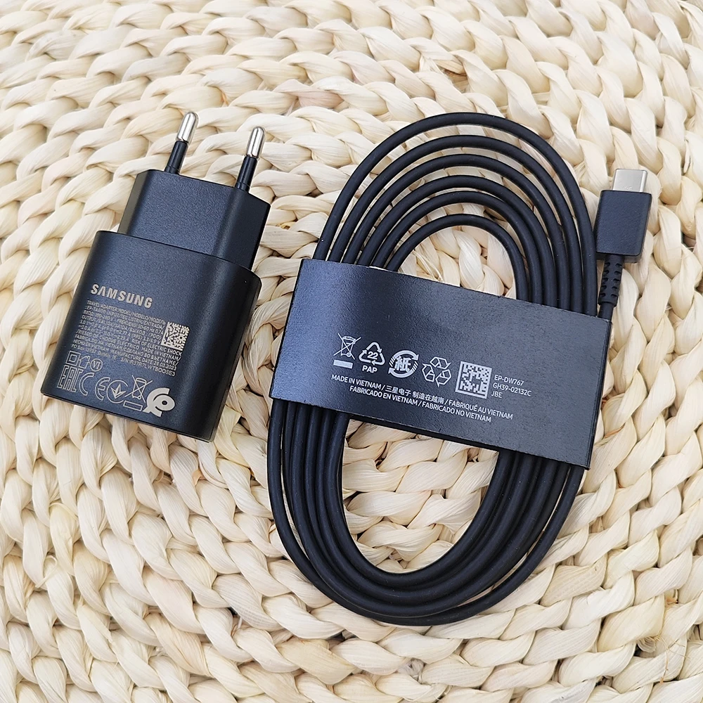 Samsung 25w Charger Super Fast Charge Adapter 1.8M Type C For Galaxy S25 S24 S23 S20 S21 S22 Plus Note 20 10 A16 5G F34 M34 M54 - náhled 6