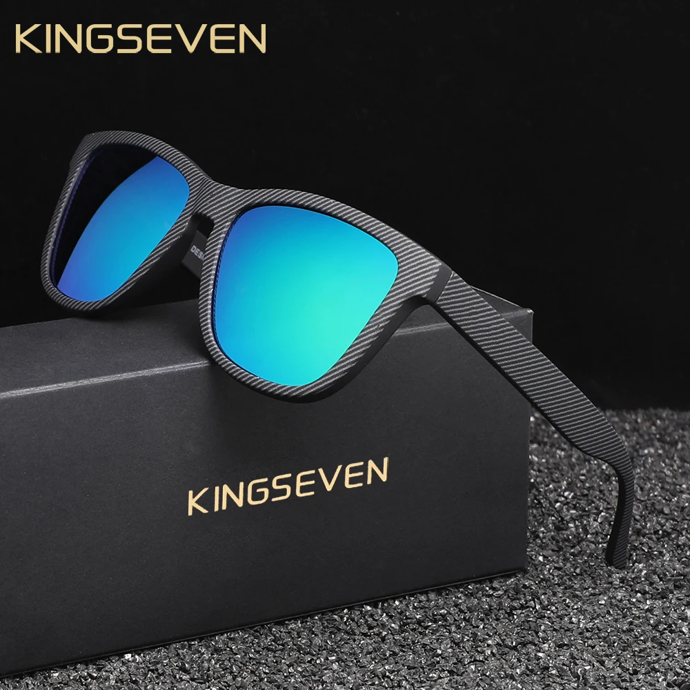 KINGSEVEN New Brand Sunglasses Men Driving UV400 Polarized HD Lens Eye Protect Women Fashion Accessory Outdoor Sports Eyewear