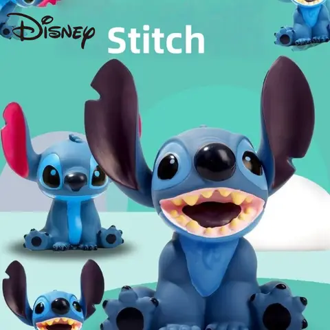 Lilo e Stitch Disney Salvadanaio Giocattoli Kawaii Cartoon Anime Accessori stampati Ornamenti anticaduta Nuovi regali per uomini e donne