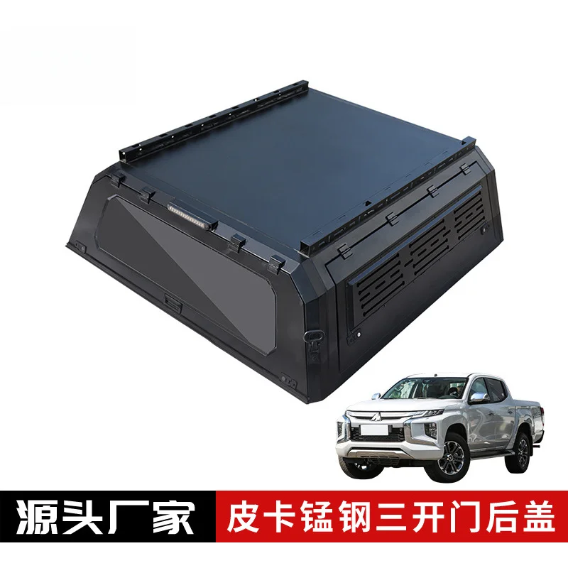 

Подходит для пикапа Triton-L200/BT-50/Amarok, обновленная декоративная панель из марганцевой стали, трехдверная противоугонная задняя панель