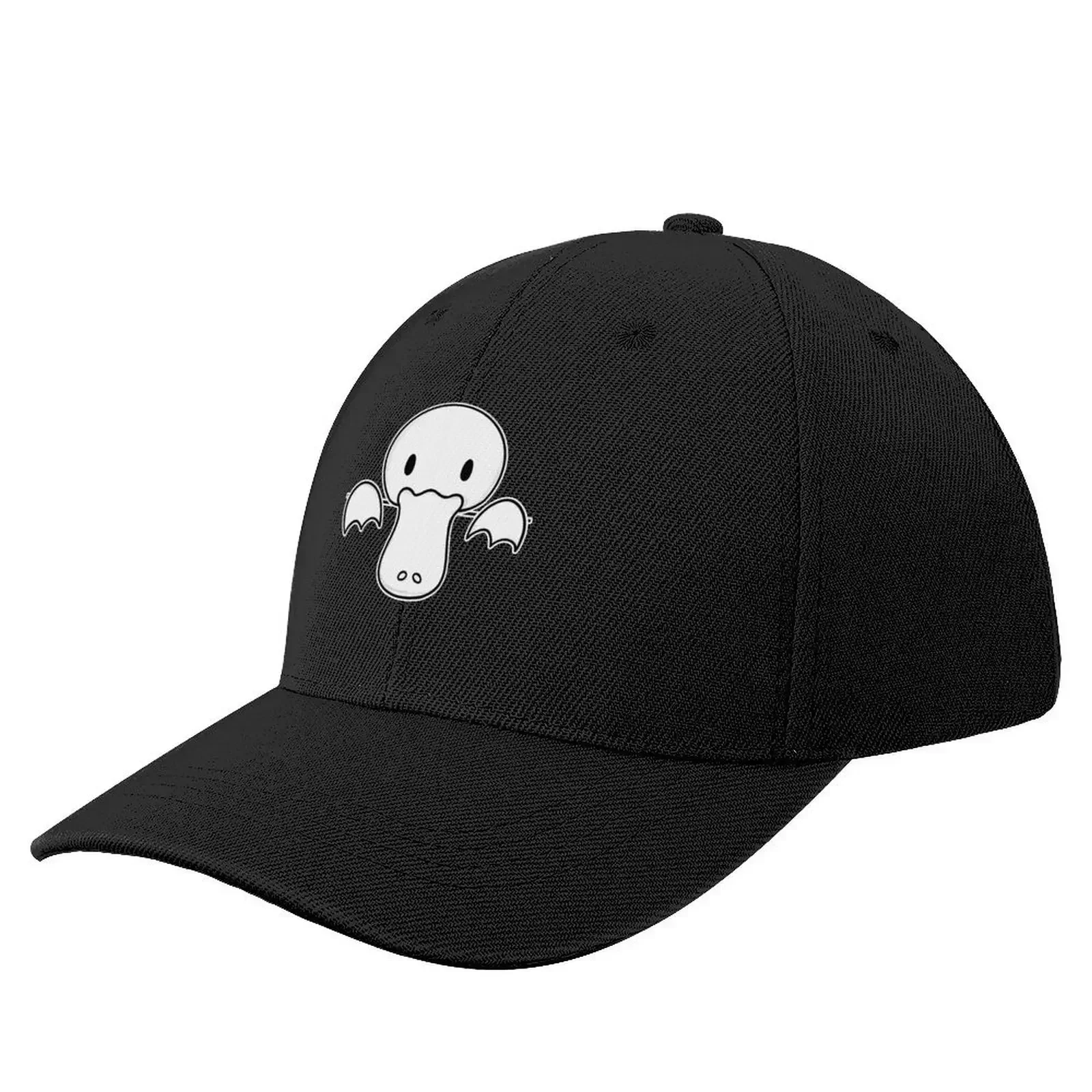 

Platyroy Was Here Doodle Baseball Cap Big Size Hat foam party Hat tactical cap Women's Golf Wear Men's