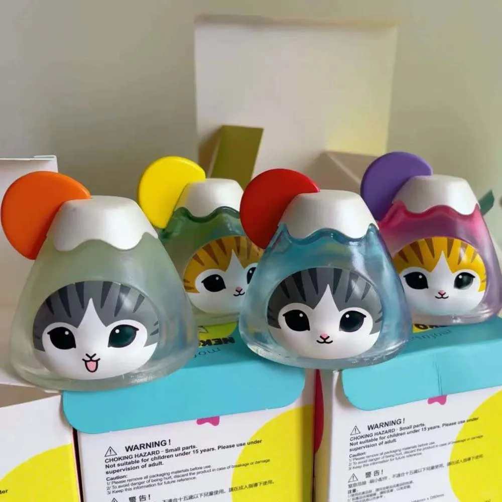 

Mofusand Cat Jelly Tumbler Fushandi Cute Headset Cat Model Doll Small Ornament Blind Box Cute Dolls Fans Anime Birthday Gift Toy