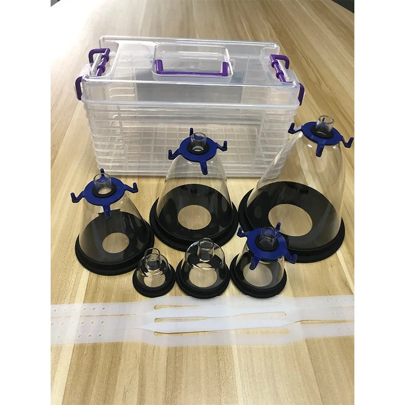 Máscara de anestesia veterinaria, mascarilla de plástico para animales, perro, gato, reanimador Manual, equipo veterinario