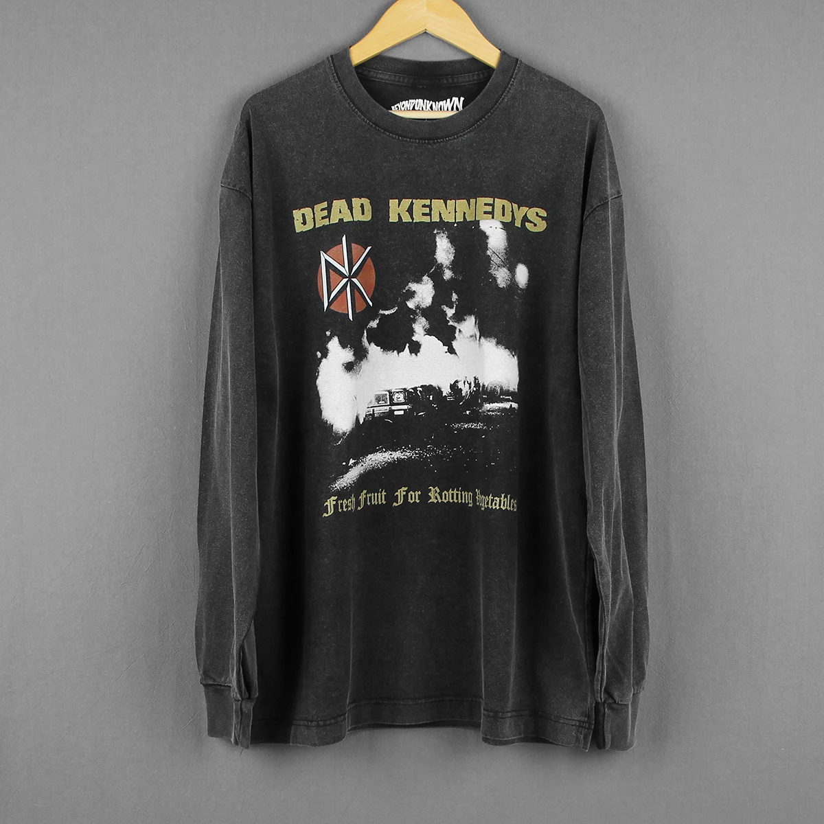 Dead Kennedys T-Shirt Fresh Fruit For Rotting Vegetables Hardcore Punk Black Flag Men Summer Long Sleeves Cotton Tee Shirt