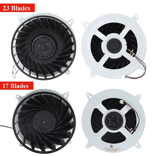 Ventilador enfriador de refrigeración interno Original para consolas PS5, ventilador enfriador de 17 aspas G12L12MS1AH-56J14 para PS5 23 aspas 12047GA-12M-WB-01