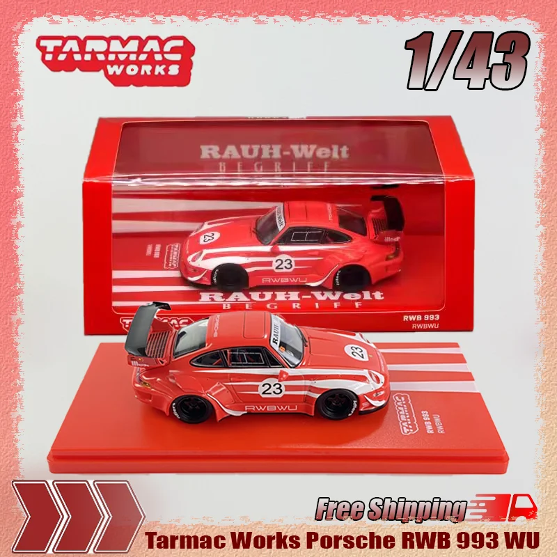 

New In Stock Tw 1:43 Porsche Rwb 993 Wu Simulation Alloy Miniature Die Casting Car Model Customized Children Toy Collection Gift