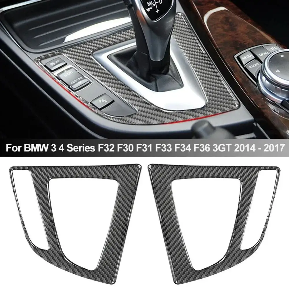 ABS Carbon Fiber Interior Durable Wear-resistant Car Panel Sticker for BMW 3 4 Series F30-33 F36 3GT F34 2014-2017