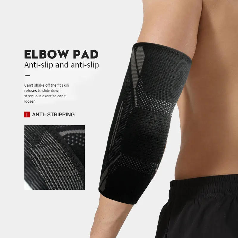 Knitted Elbow Pads Joint Protection Fitness Warmth Sports  Non-slip Breathable Perspiration Arm Guards