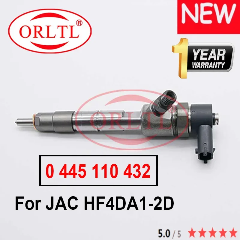 

ORLTL NEW 0445110432 Genuine Fuel Injector 0 445 110 432 For JAC HF4DA1-2D High Quality Injector