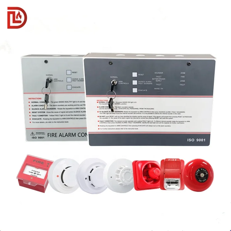 

50Hz/60Hz conventional fire alarm system control panel 4 zone