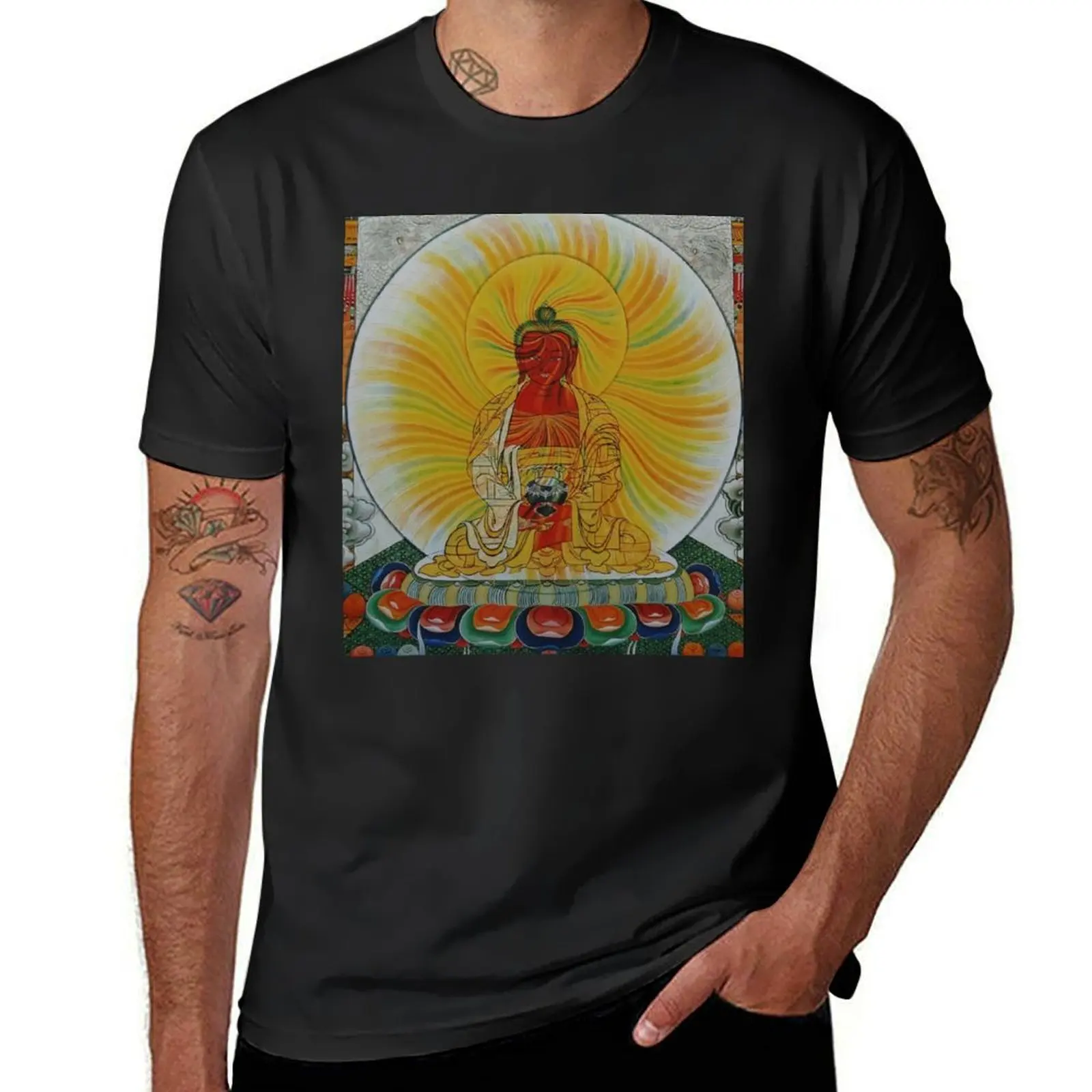 Dzogchen Buddhism - Rainbow Body - 04 T-Shirt blanks summer top quick drying mens tall t shirts