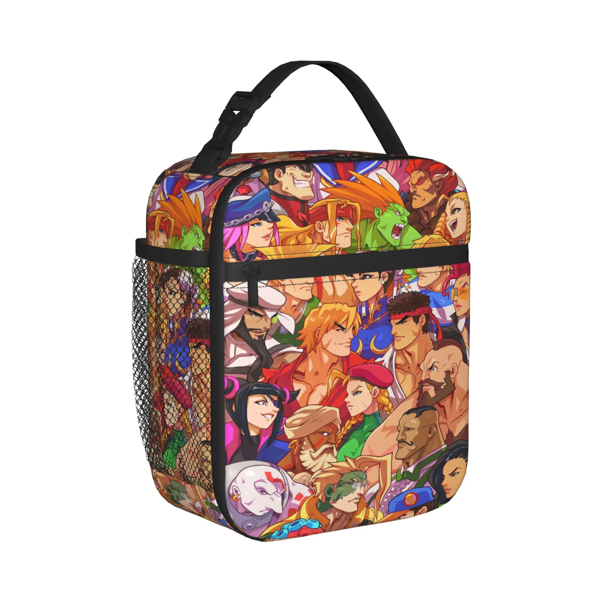 Ryu Street Fighter II Turbo Hyper Fighting Lunch Bag For Adult  Print Lunch Box Fun Travel Cooler Bag Portable Thermal Lunch Bag