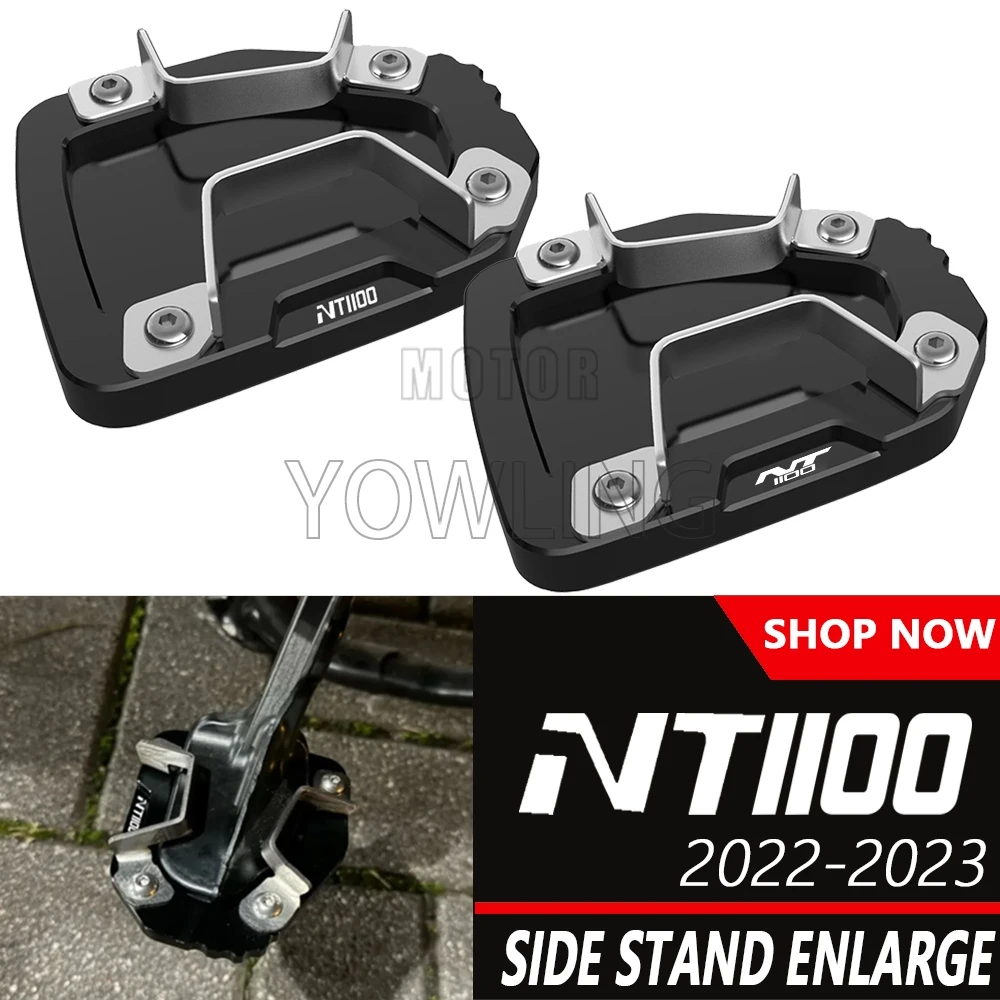 

Увеличенная опорная площадка для боковой подножки мотоцикла с ЧПУ для HONDA NT1100 DCT NT 1100 2022 2023 2024 2025