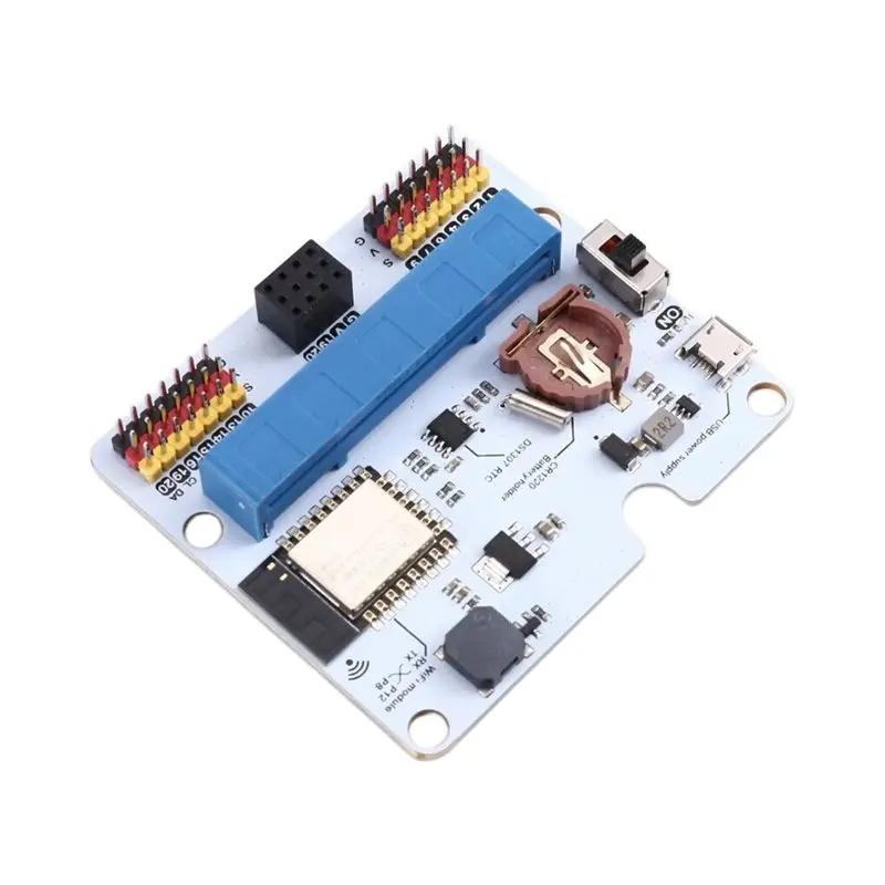 

AS95-IOT:Bit Wifi Expansion Board For Micro:Bit - For Makecode/Micropython/Javascript With ESP8266 Wifi/Buzzer/RTC Module